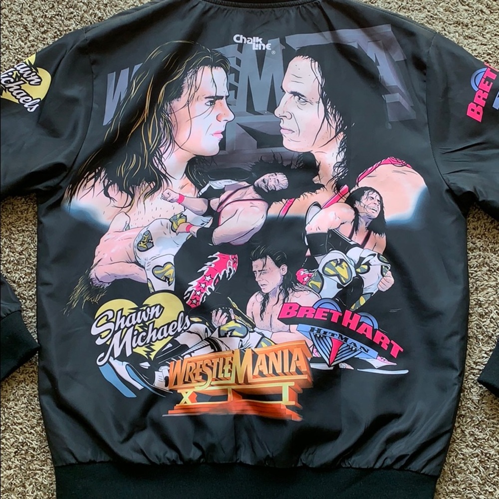 ❌SOLD❌ Chalk Line HBK VS Bret  Fanimation Jacket - Picture 2 of 7